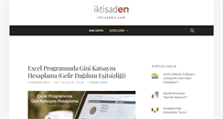 Desktop Screenshot of iktisaden.com